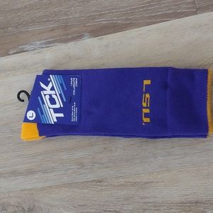 NWT LSU Tigers Crew Socks